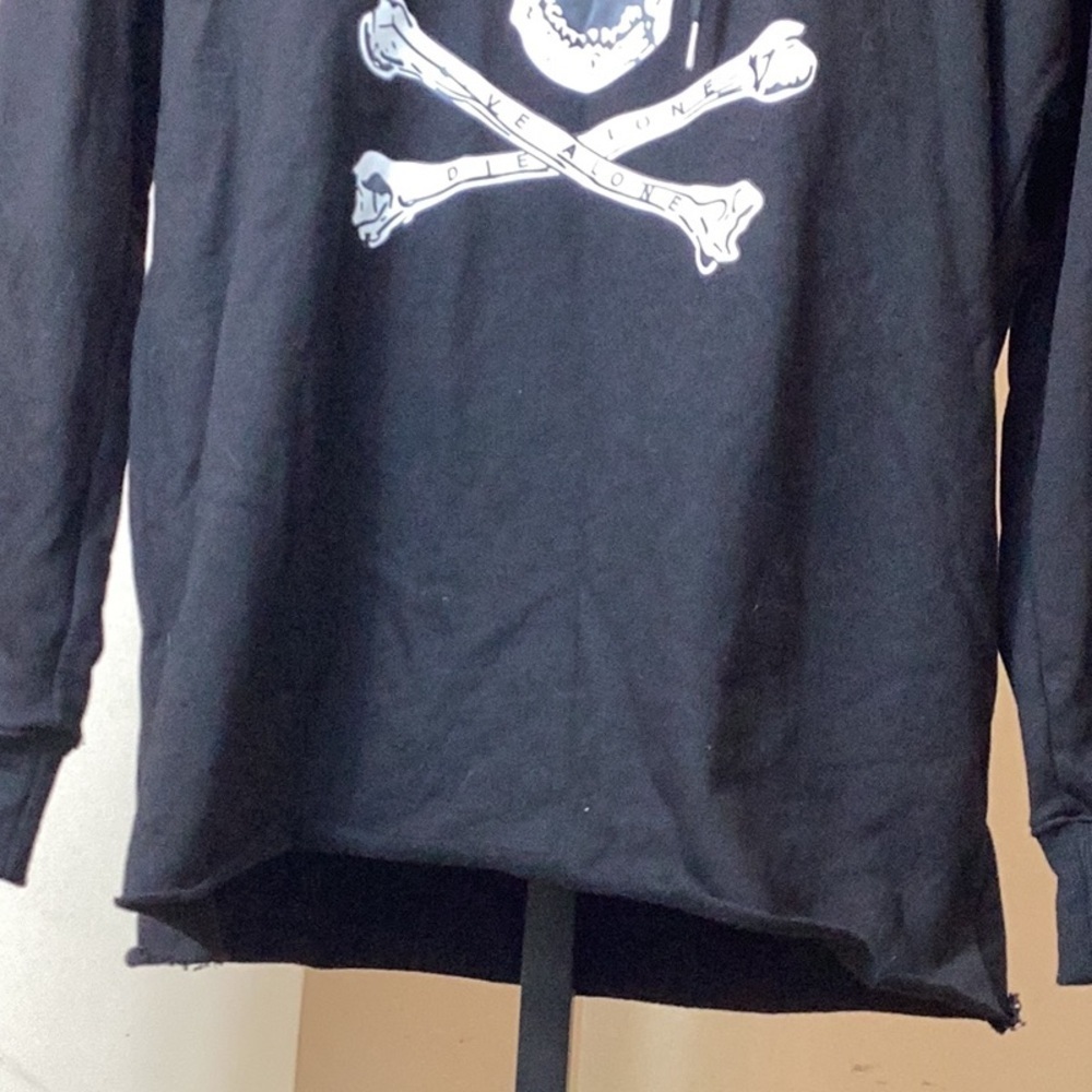 A$AP Rocky’s Vlone Live Alone Die Alone Black Hoodie - Picture 3 of 10